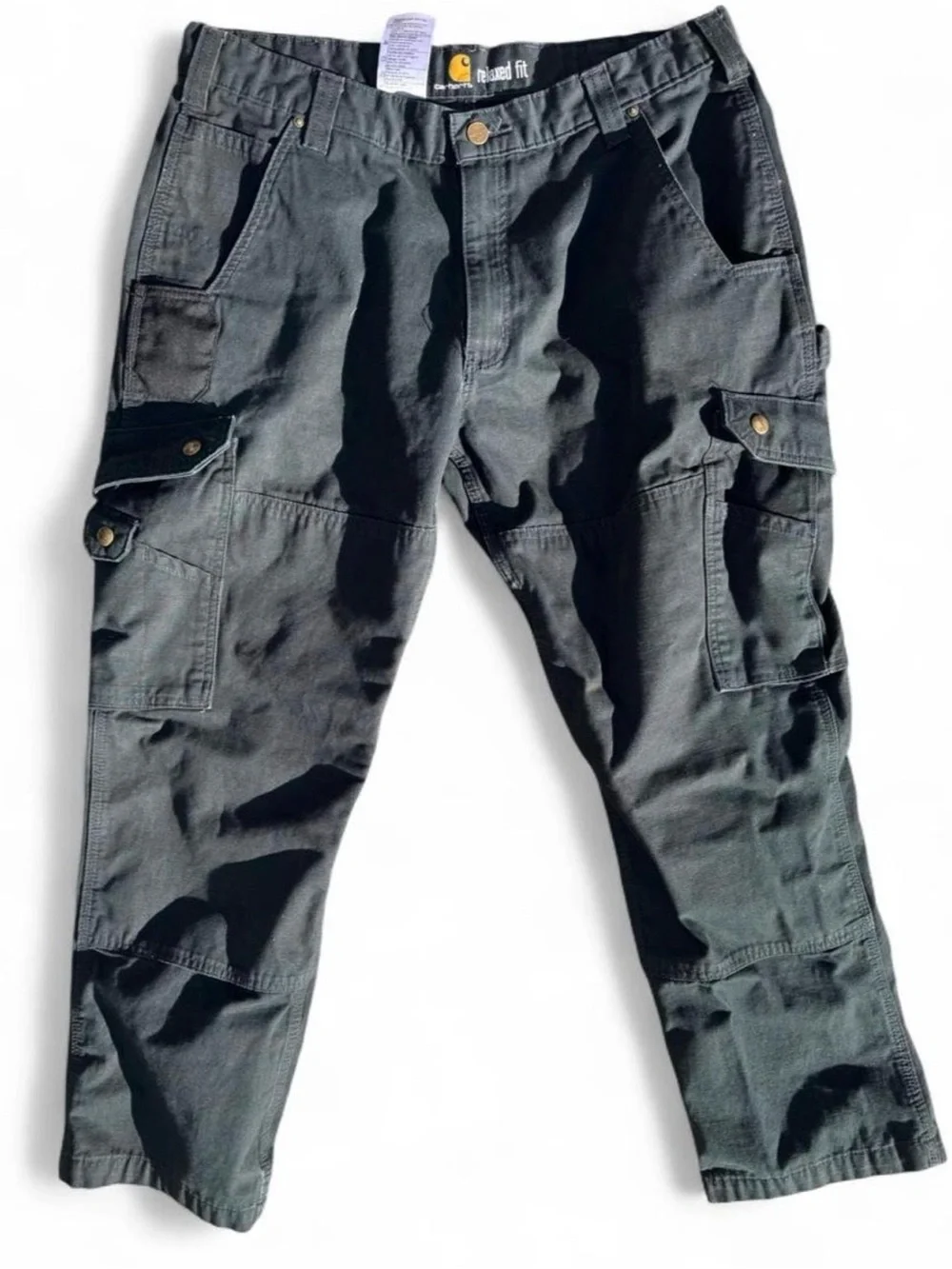 Carhartt Men's Black Cargo Work Pants